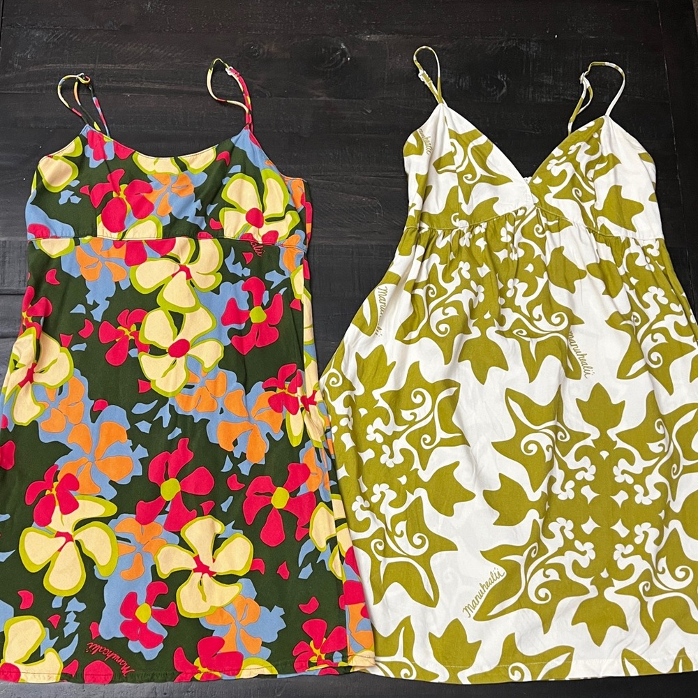 Lot of 2 Vintage XS short Manuheali’i Dresses - Gently Used Condition